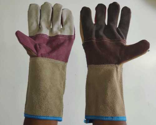 Plain Multi Color  Leather Welding Gloves