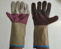 Multi Color  Leather Welding Gloves