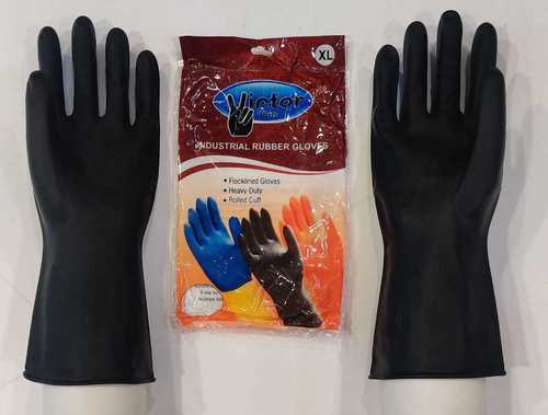 Victor Industrial Black  Hand Gloves