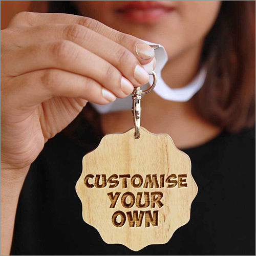 Customize Wooden Keychain