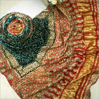 Ajrakh Bandhani Dupatta
