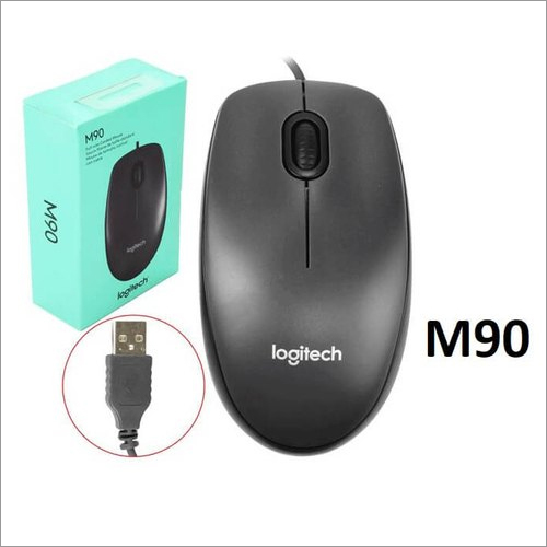 Logitech M90 Black Wired USB Mouse
