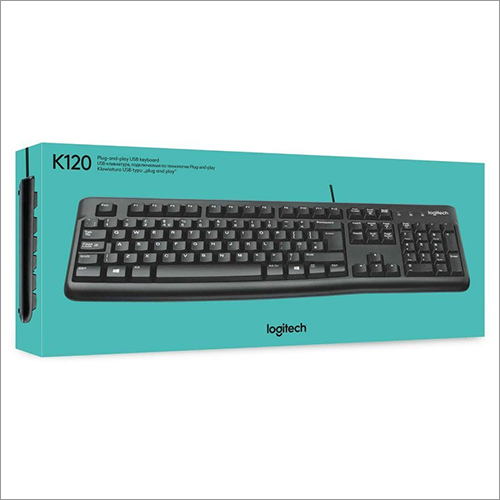 Logitech K120 Black Wired USB Keyboard