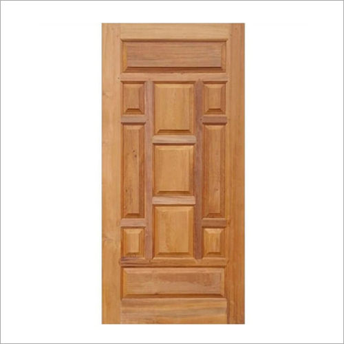 Teak Wood Panel Door Application: Residential