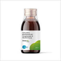 Terbutaline Bromhexine HCL Guaiphenesin And Menthol Syrup