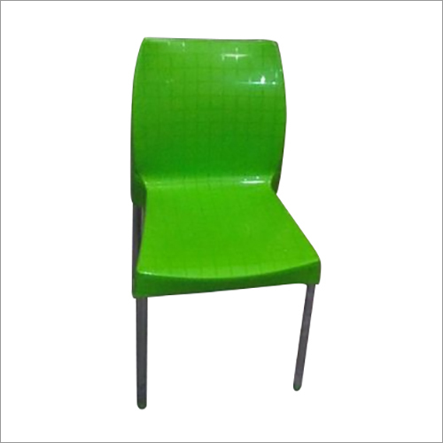 Green Plastic Armless Chair