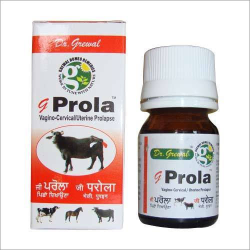 G Prola Vagino-cervical Prolapse Ingredients: Plant Extract