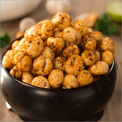 Punjabi Tadka Makhana - 30 gm Moisture-Proof Packaging | Salty Flavor, White Color, Round Shape, Easily Digestible, Hygienically Processed