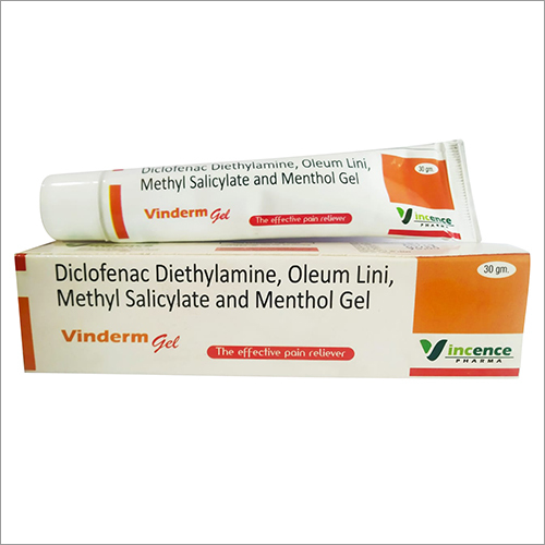 30g Diclofenac Diethylamine Oleum Lini Methyl Salicylate And Menthol Gel