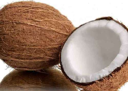 Brown A Grade Semi Husked Coconut