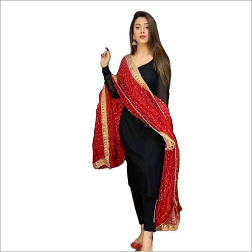 Ladies Plain Black Suit - Polyester, Size S-XL, 44 Inch Length | Elegant Style, Professional Look, Comfortable Fit, Versatile Wear