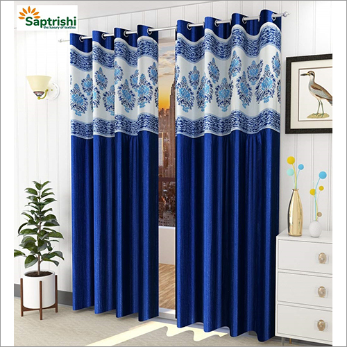 Blue Patchwork Curtains