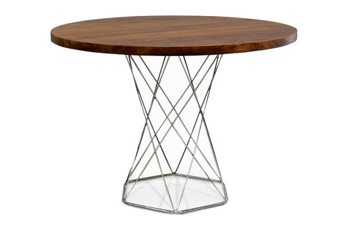 Industrial Wooden Round top Bistro Coffee Table
