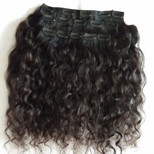 Unprocessed Raw Wavy Clip In Hair Extensions