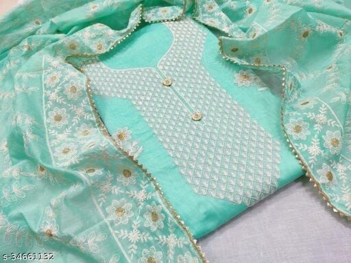 CHANDERI DESIGNER FASHION SUIT