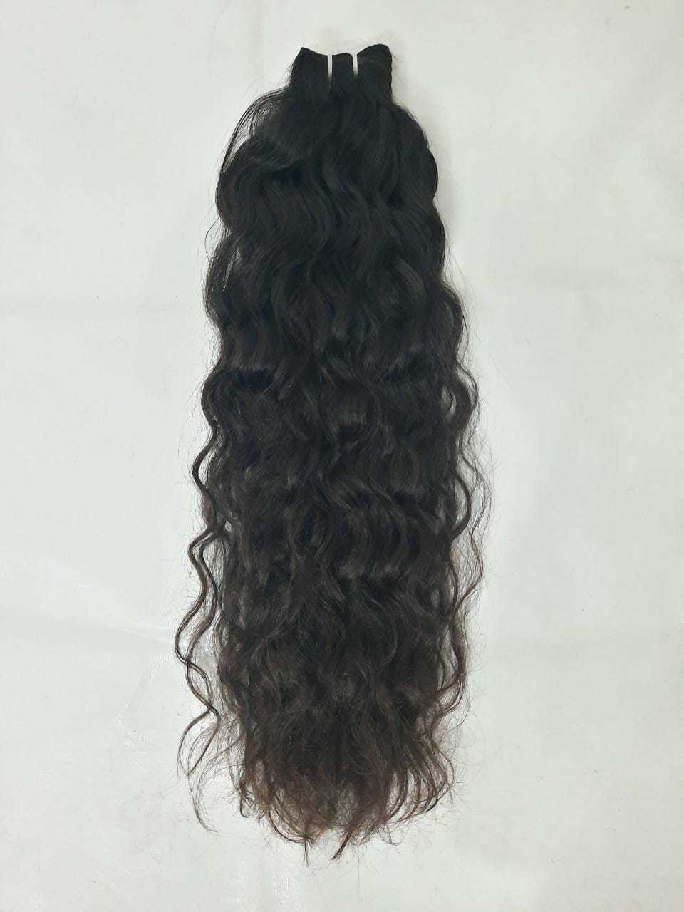 No Chemical Full Cuticle Raw Natural Wavy Weave Hair