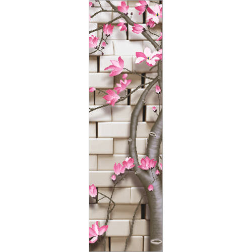 Flowers Printed Digital Door By LAKSHYA PROFILES