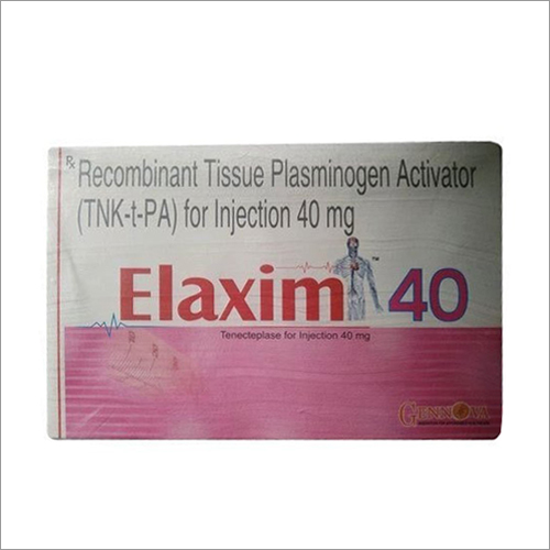40 MG Recombinant Tissue Plasminogen Activator (TNK-T-PA) For Injection