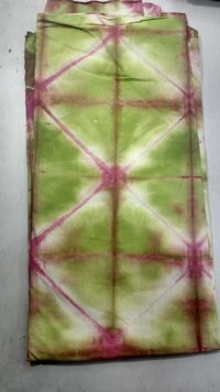 Hand Block Printed Cotton Tie Dye Fabric