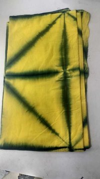 Hand Block Printed Cotton Tie Dye Fabric