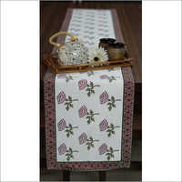 Cotton Table Runner - 71 Inch / 182 Cm Rectangle Shape, Printed Design For Home Decor