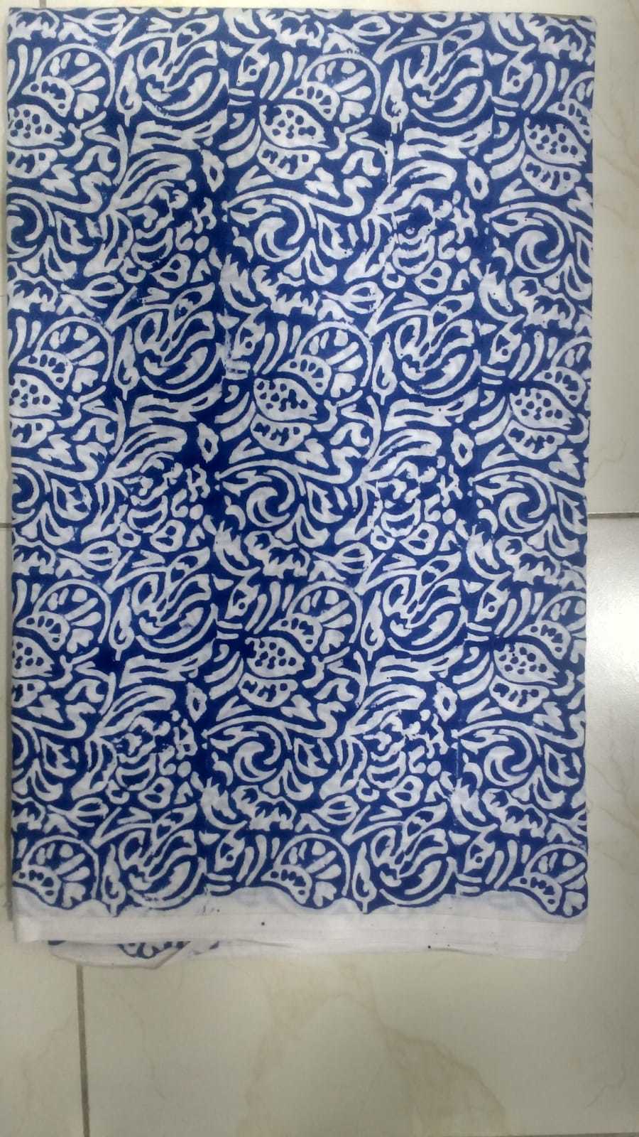 Hand Block Jal Printed Cotton Fabric