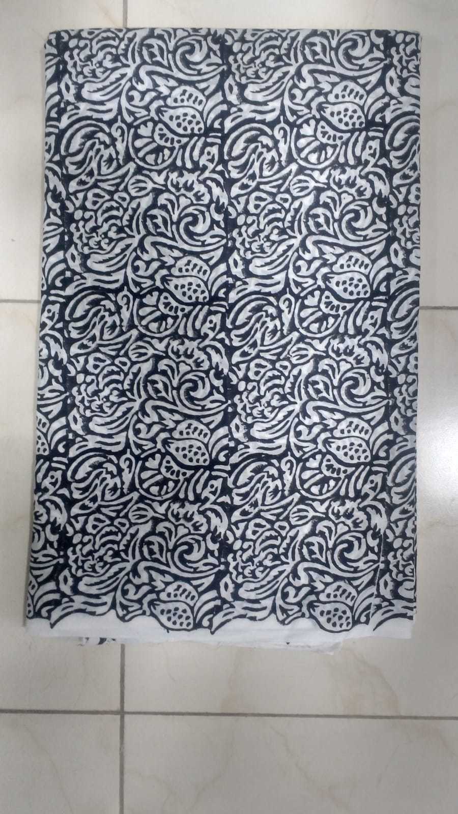 Hand Block Jal Printed Cotton Fabric