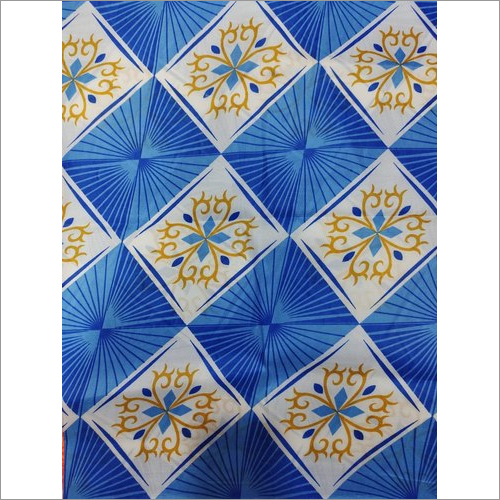 Multicolor Taiwan Block Blue Printed Tent Fabric