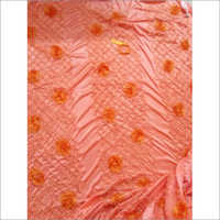 Orange Embroidery Polyester Mandap Fabric - Application: Tent