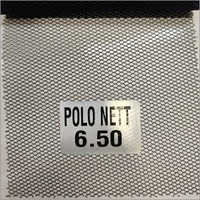 Warp Knitted Polo Nett Fabric - Attributes: Washable