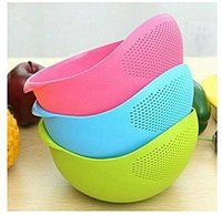 Washing Bowl Strainer for Rice, Fruits and Vegetables