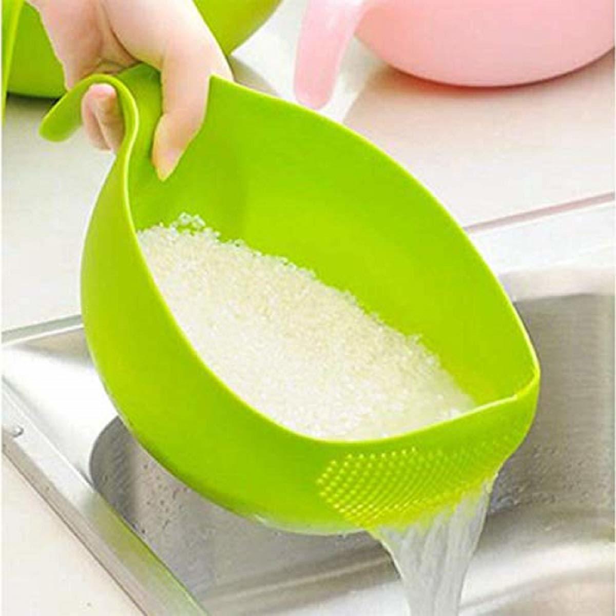 Washing Bowl Strainer for Rice, Fruits and Vegetables