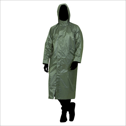 Commander Polyester Long Raincoat