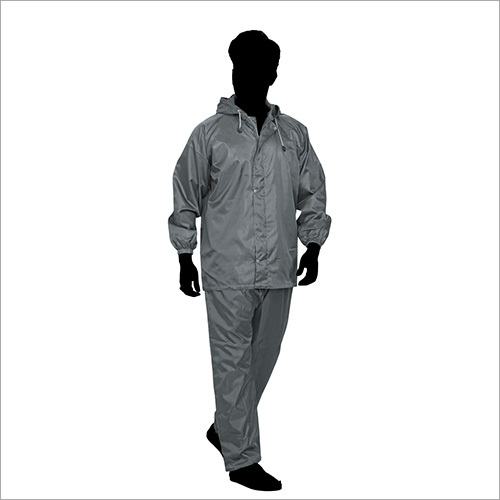 Bright Reversible Polyester and PVC Rainsuit