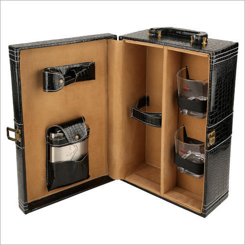 Black Croco - 02 Travel Bar Set