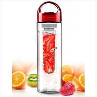 Red Mount Top Fruit Infuser Water Bottle
