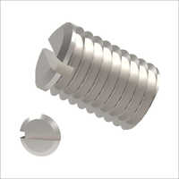 Flat Point Slotted Set Screw