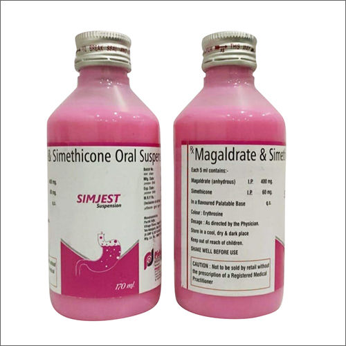 170Ml Magaldrate And Simethicone Oral Suspension General Medicines