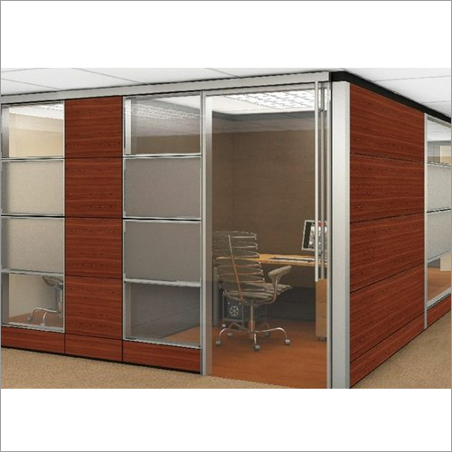 Square Office Cabin Aluminium Partition Panel