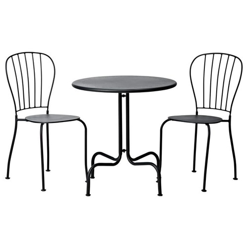Iron Patio Table & Chair Set