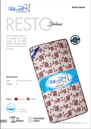 Vibezz Rectangular Resto Deluxe Orthopedic Mattress