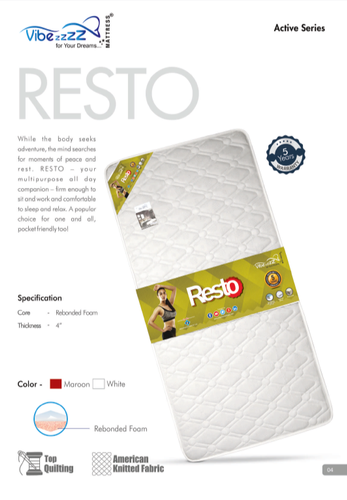 Vibezz Resto Mattress