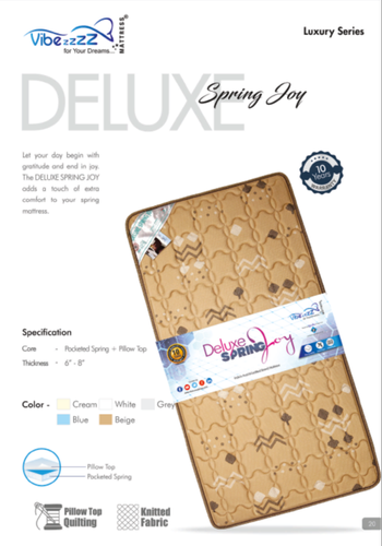 Vibezz Deluxe Spring Joy Mattress
