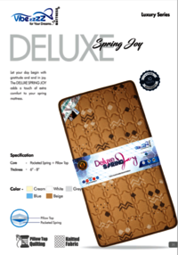 Vibezz Deluxe Spring Joy Mattress