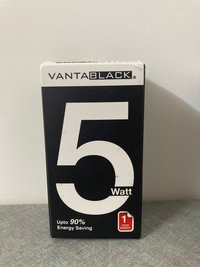 Vantablack Led Bulb