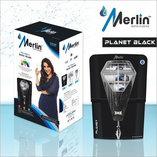 Merlin Planet Black RO+UV+Alkaline Water Purifier