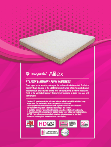 Magenta Alitex Mattress