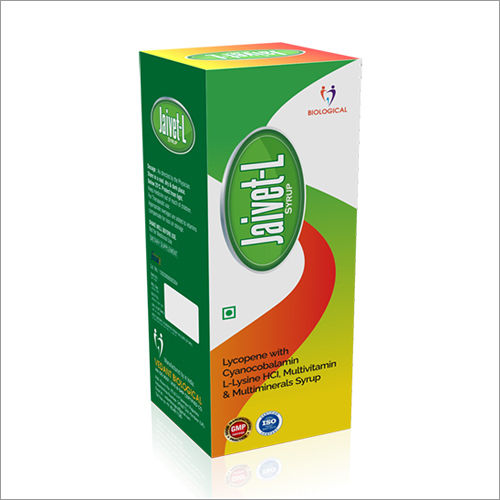 Jaivet-L Lycopene With Cyanocobalamin L-Lysine HCl Multivitamin and Multiminerals Syrup