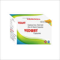 Vedway Carbonyl Iron Folic Acid Zinc And Vitamin Capsules General Medicines