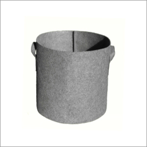 Grey Round Grow Bags Pots